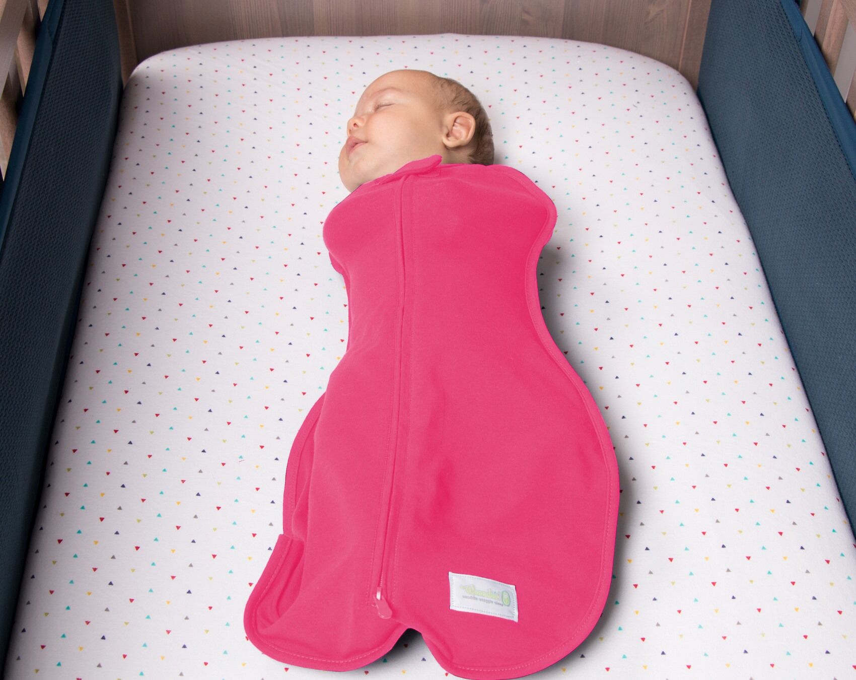 Woombie Baby Swaddle Woombie Original Stretch Cotton Baby Swaddle